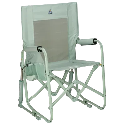 GCI Stowaway Rocker - Pastel Green Chair Camp