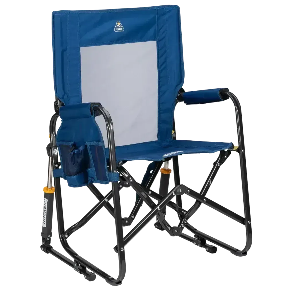 GCI Stowaway Rocker - Soft Navy Chair Camp