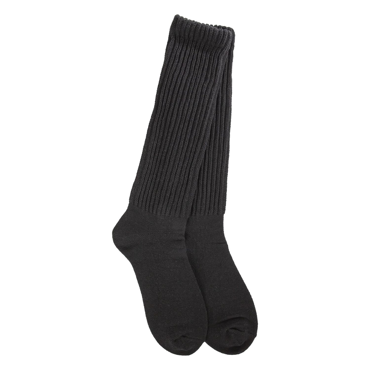 Slouch Crew Socks, Color: Black