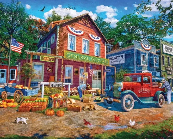 White Mountain Country Store Puzzle 1,000 pc