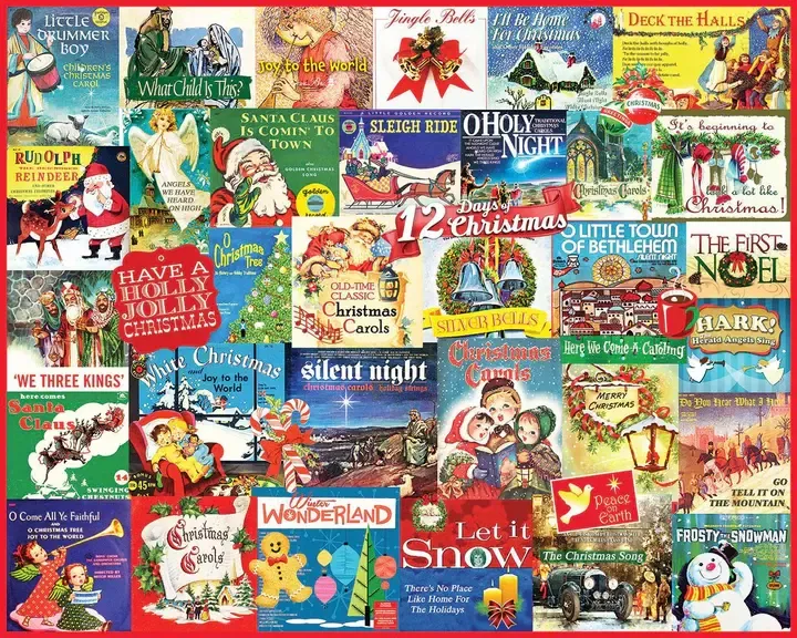 White Mountain Christmas Carols Puzzle 1,000 pc