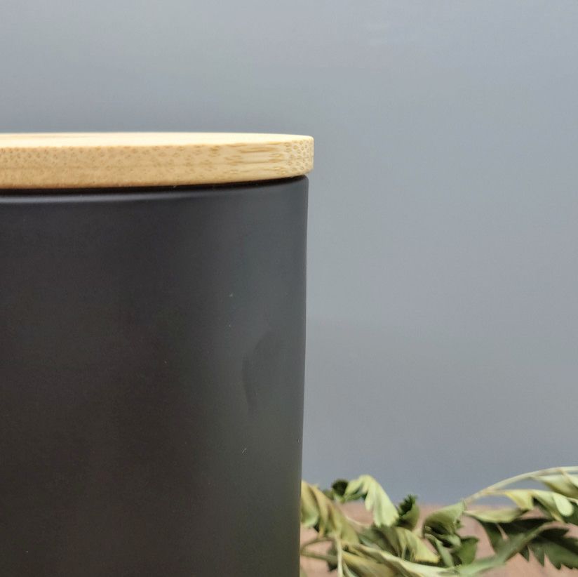 Fall Cider 14 oz Black w/ Cotton Wick by TBrookeCandles
