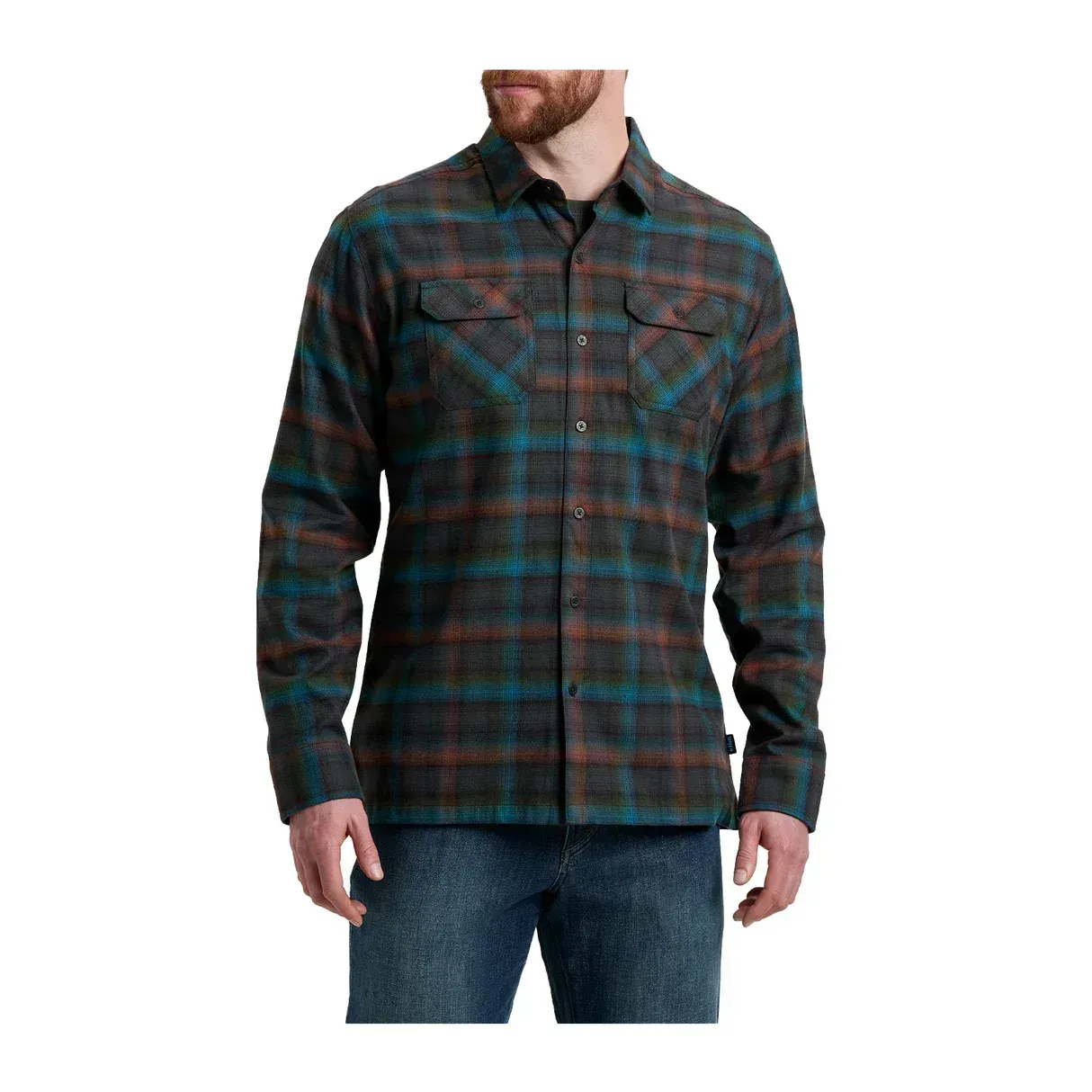 Clearance KUHL Men's Dillingr Flannel Shirt Oasis M