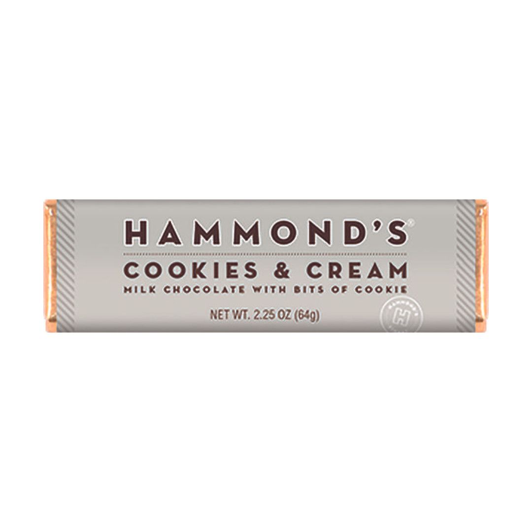 Hammond's Cookies &amp; Cream Milk Chocolate Bar
