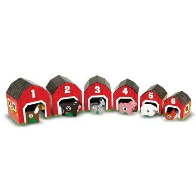 Melissa &amp; Doug Nesting &amp; Sorting Barns &amp; Animals