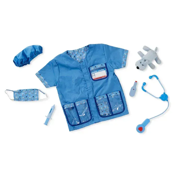 Melissa &amp; Doug Veterinarian Role Play Costume Set