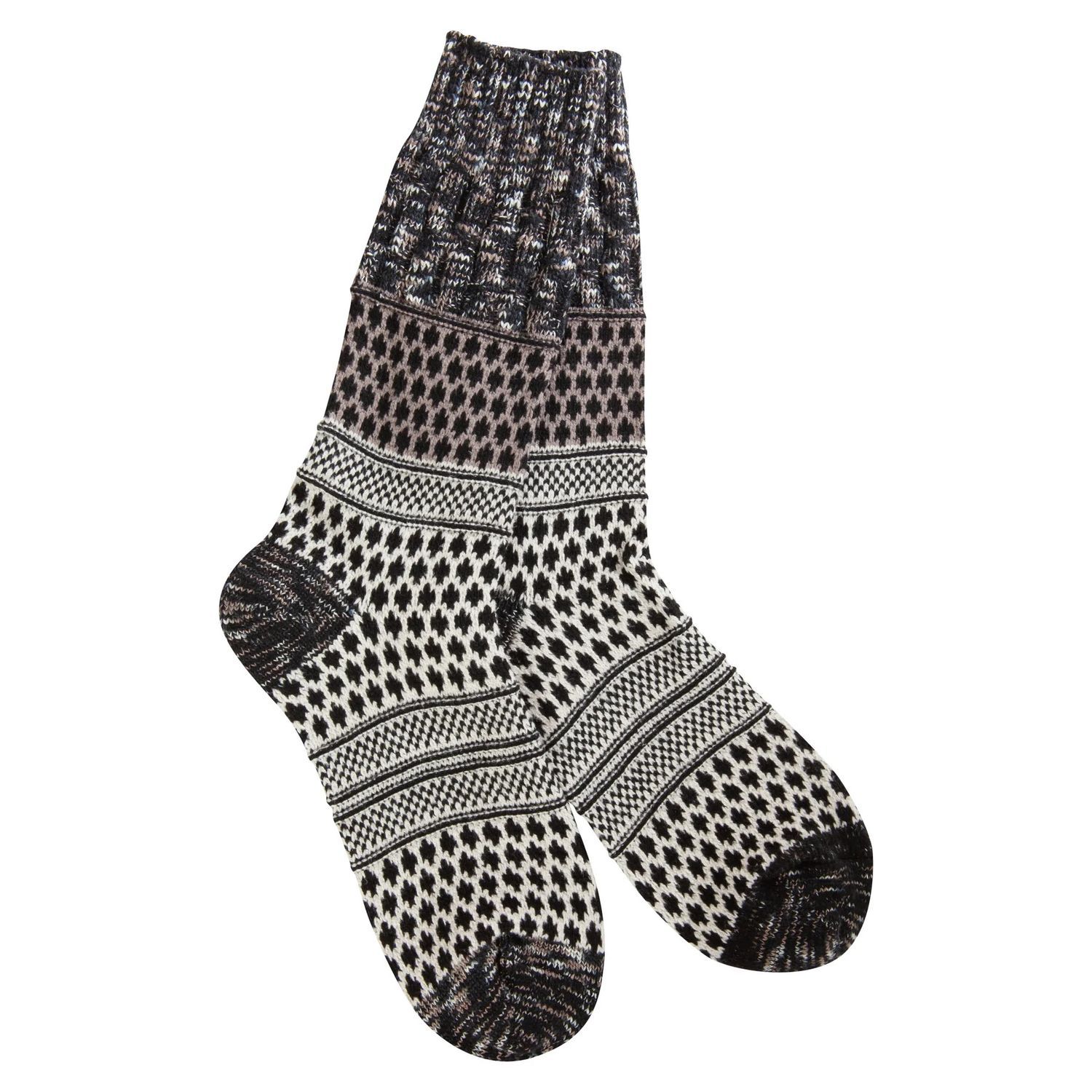 Gallery Textured Crew Socks, Color: Nightfall Multi