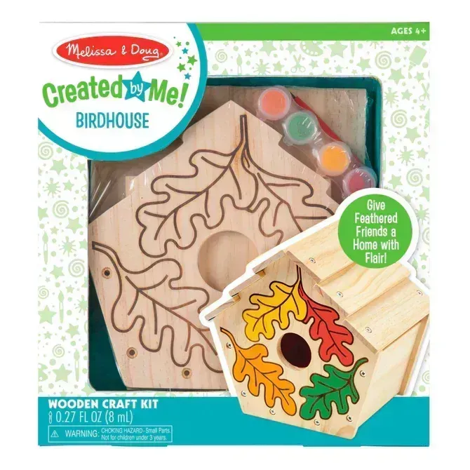 Melissa &amp; Doug Build Your Own Wooden Birdhouse