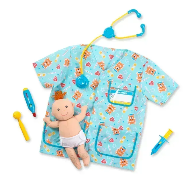 Melissa &amp; Doug Pediatric Nurse Role Play Costume Set
