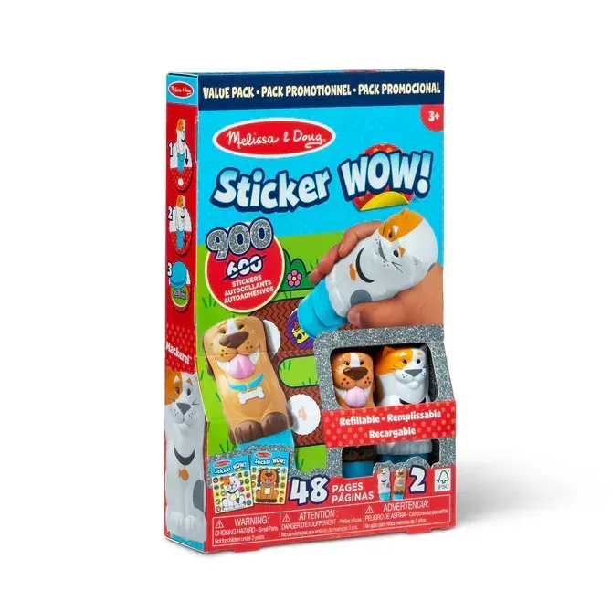 Melissa &amp; Doug Sticker WOW! Activity Pad &amp; Sticker Set Pets