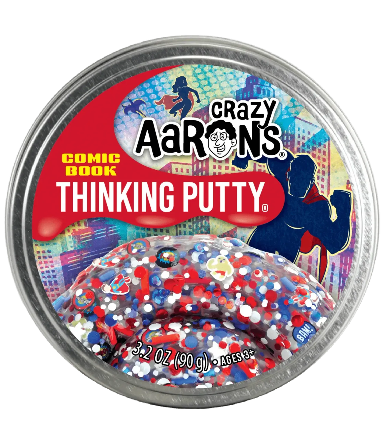 Comic Book 4" Thinking Putty