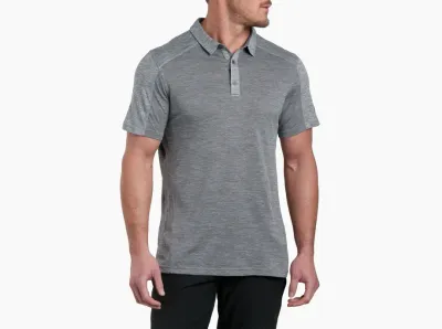KUHL Engineered Polo Shirt Heather Grey