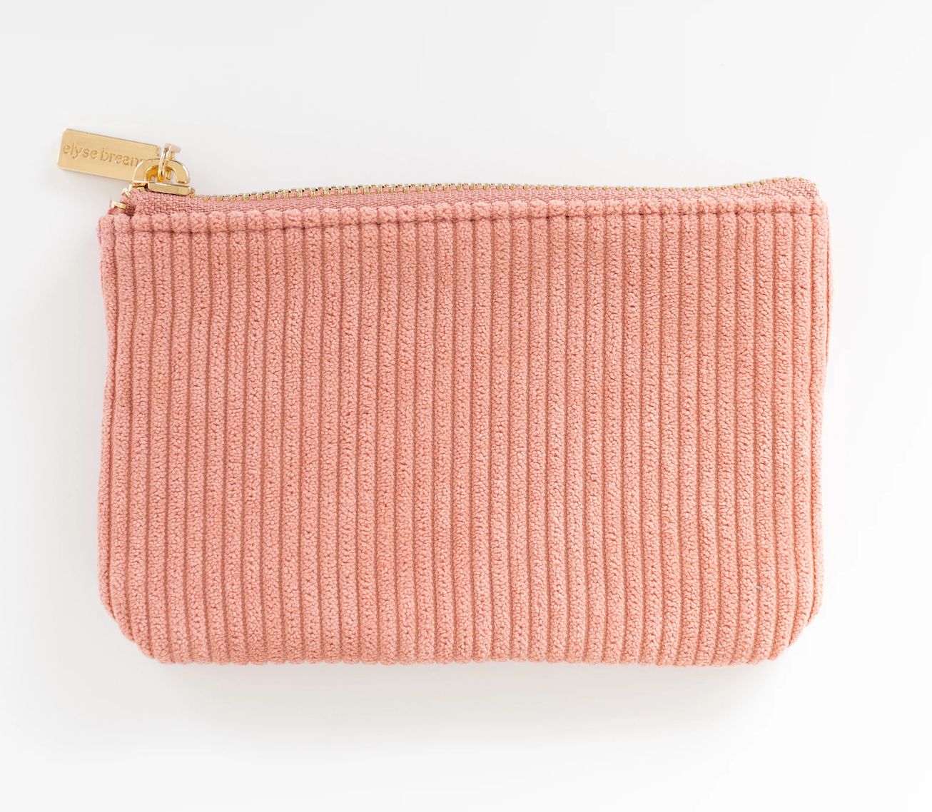 Corduroy Coin Pouch, Color: Pink Peony
