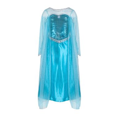 Ice Queen Dress w/ Cape 3-4