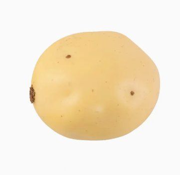 Artificial Faux Medium Yellow Potato