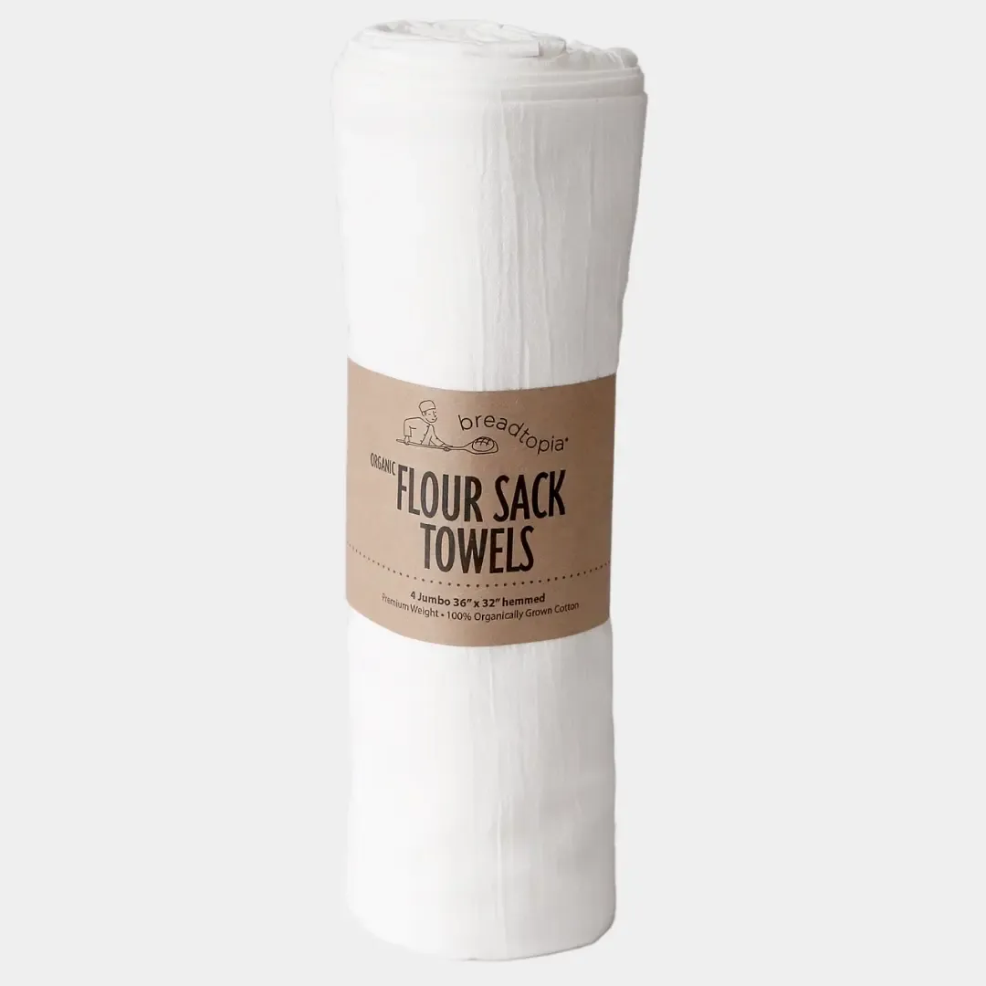 Jumbo Organic Flour Sack Towels (Set of 4)