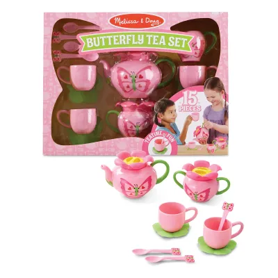 Melissa &amp; Doug Butterfly Tea Set