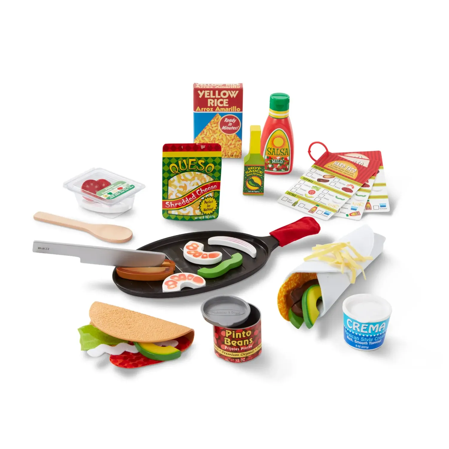 Melissa &amp; Doug Fill &amp; Fold Taco &amp; Tortilla Set