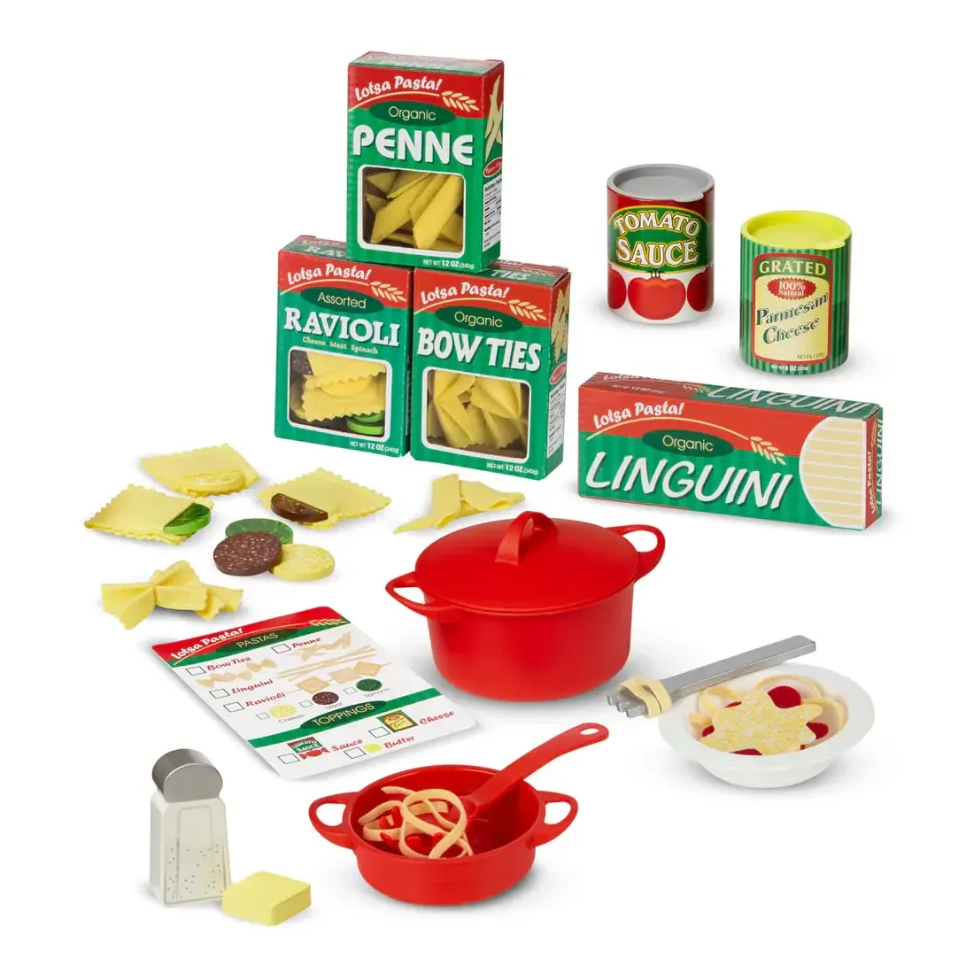 Melissa &amp; Doug Prepare &amp; Serve Pasta Play Set