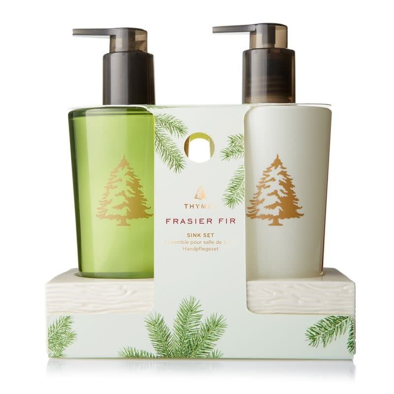 Thymes Frasier Fir® Sink Set with Ceramic Caddy
