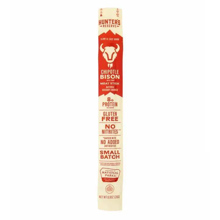 Hunter's Reserve Chipotle Bison Meat Sticks