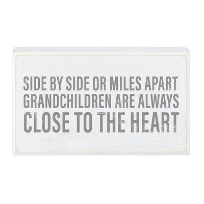 Grandchildren Box Sign | Wooden Box Sign