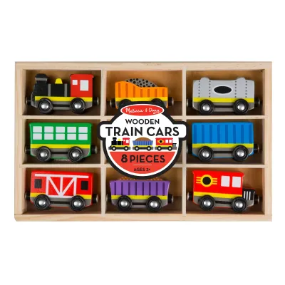 Melissa &amp; Doug Train Cars