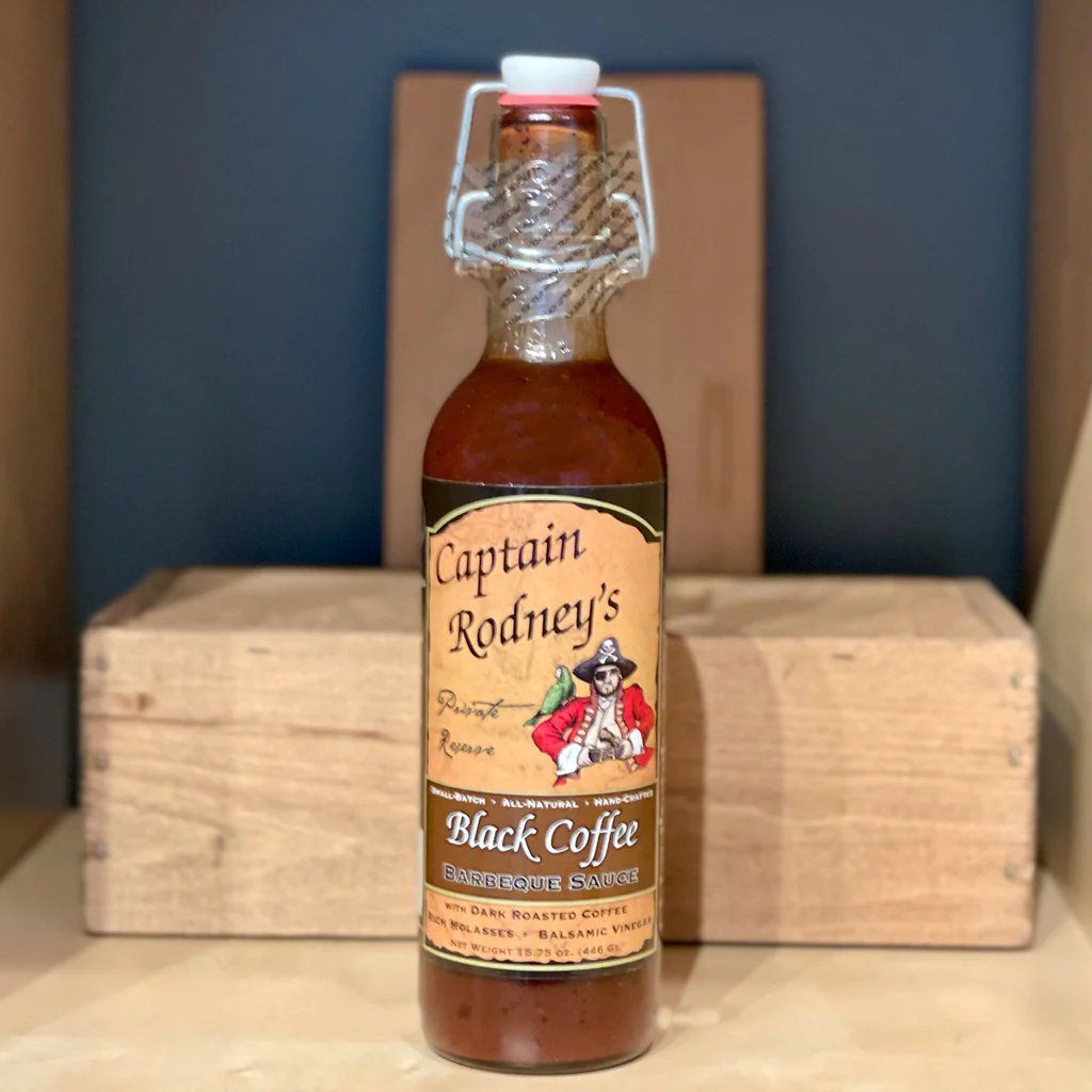 Captain Rodney's Black Coffee BBQ sauce - 15.75 oz