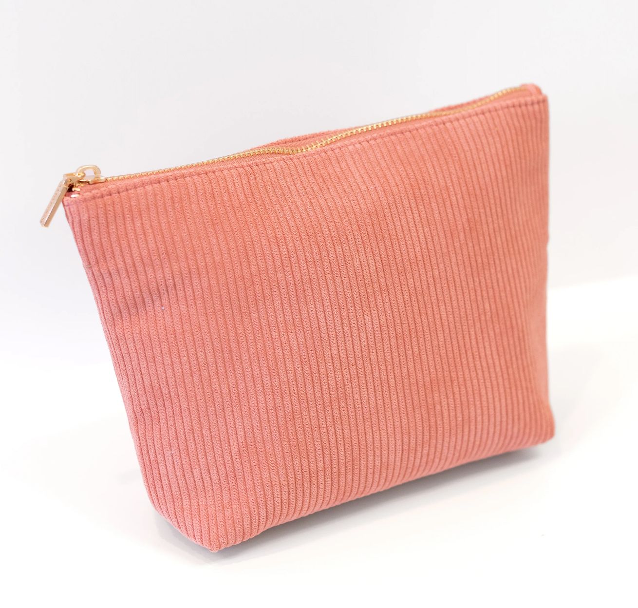 Corduroy Carry-all Pouch, Color: Pink Peony