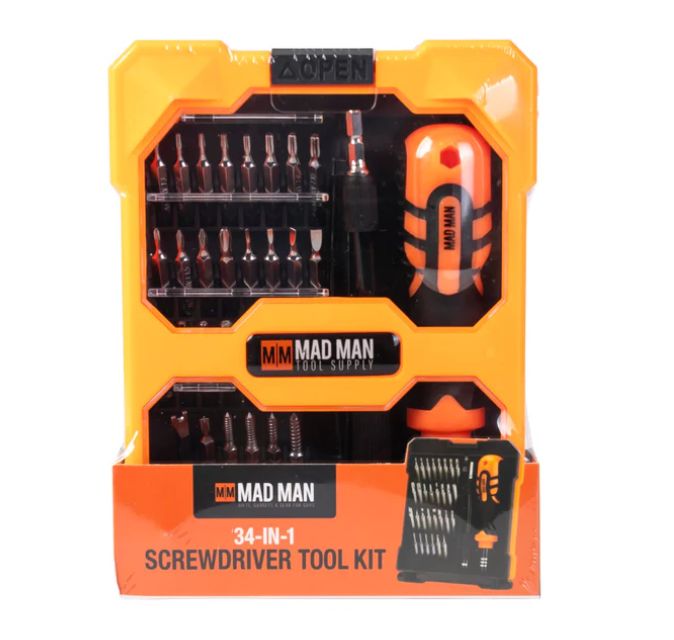 34 in 1 Screwdriver Tool Kit