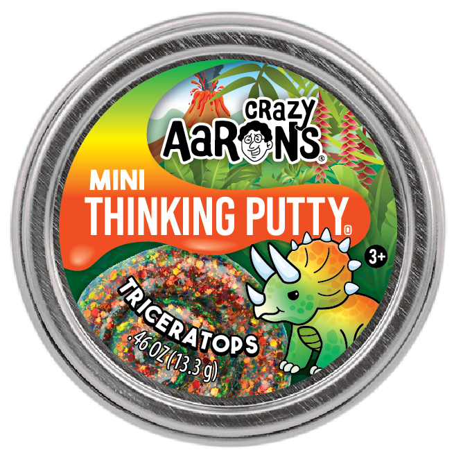 Triceratops 2” Mini Thinking Putty