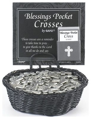 Blessings Pocket Crosses Assorted Charm