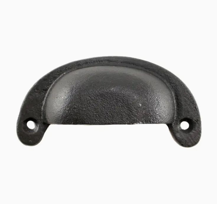 Cast Iron Drawer Pull 4” x 2”
