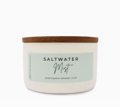 Clearance Saltwater Mist Statement Candle