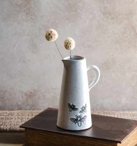 Bee Pattern Pitcher 5.5”