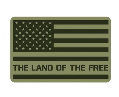 Freedom Flag Hold Fast Sticker