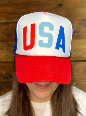 USA Trucker Hat Americana Apparel