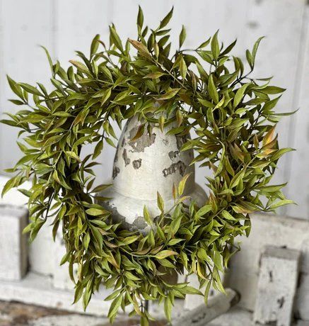 Everyday Greenery Smilax Candle Ring Green 12”