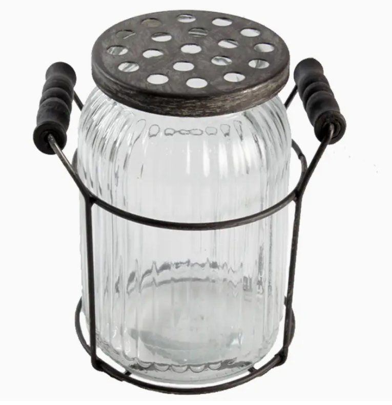 Glass Jar w/ Lid for Florals