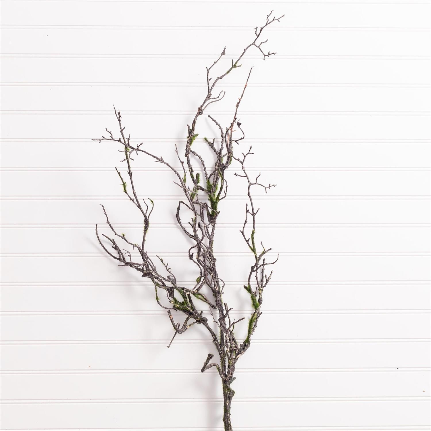 51" Moss-Covered Decorative Branch