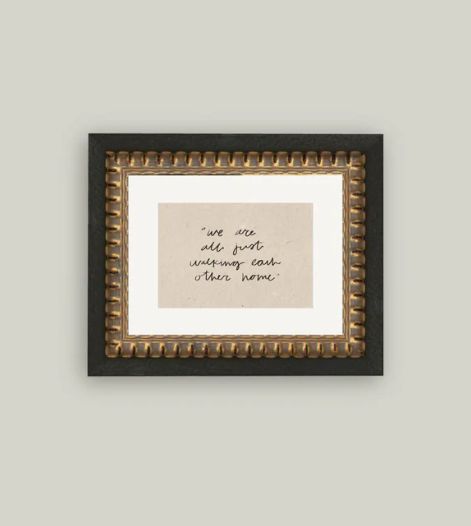 We Are All Just Walking Vintage Framed Sign