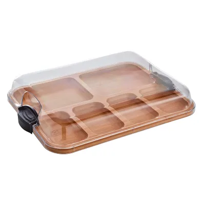 Charcuterie Build A Board with Compartments 11x14