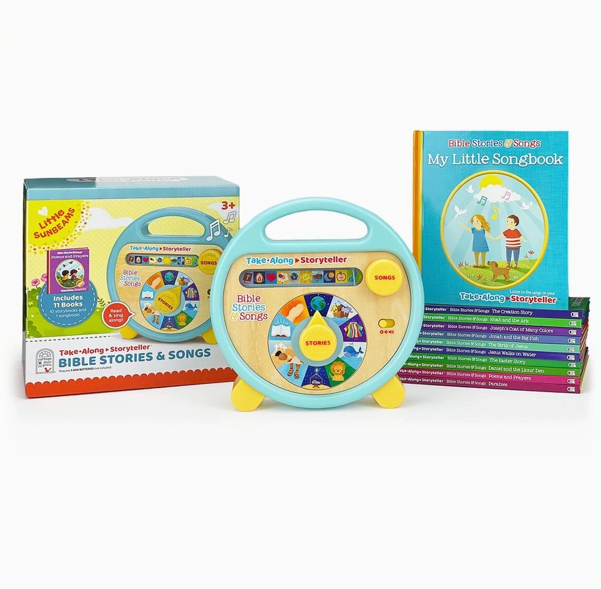 Bible Stories &amp; Songs Music Player &amp; Book Set