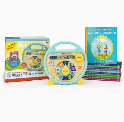 Bible Stories &amp; Songs Music Player &amp; Book Set