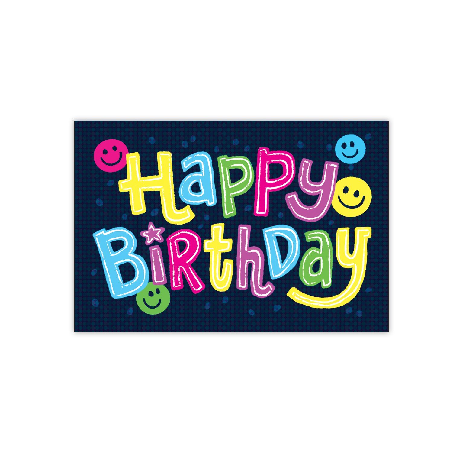 Happy Birthday Letters Card MW