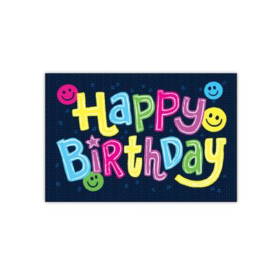 Happy Birthday Letters Card MW