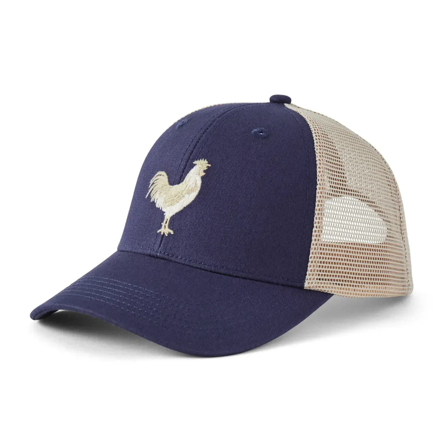 Adult Unisex Clean Chicken Trucker, Color: Darkest Blue