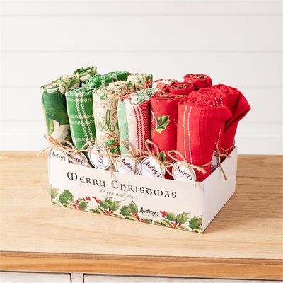 Vintage Christmas Tea Towel Assorted