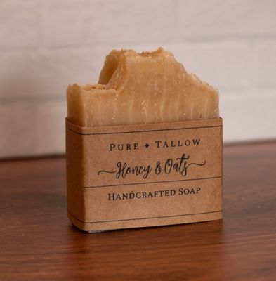 Tallow by Kat Honey &amp; Oats Handcrafted Tallow Soap