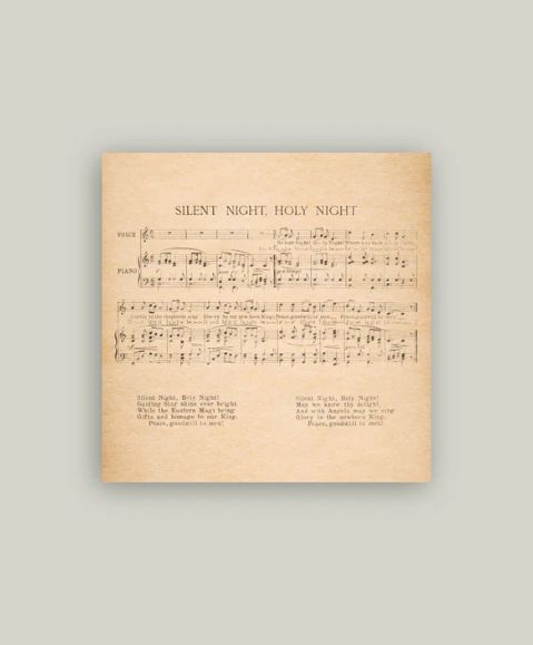 Silent Night Artist Board11x11”